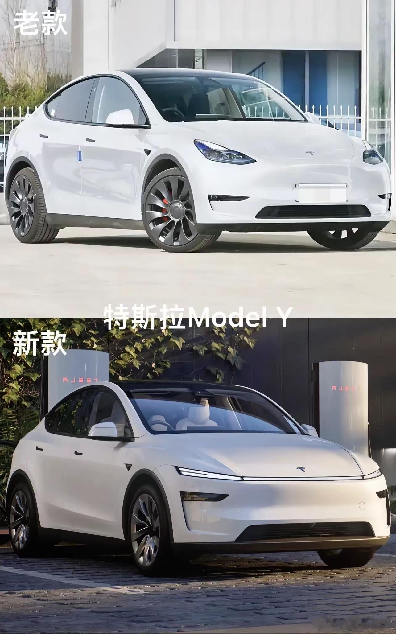 “万年不变”的 特斯拉Model Y 昨天终于迎来了改款，“新欢”和“旧爱”变化