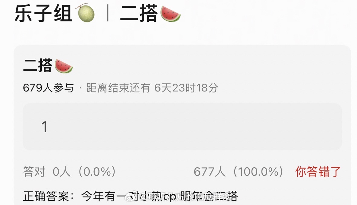 🍉今年有一对小热cp 明年会二搭 ​​​