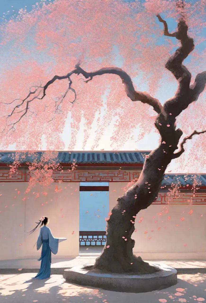 当你想感叹，我真的很独孤：

难将心事和人说，说与青天明月知。——明·唐寅《美人