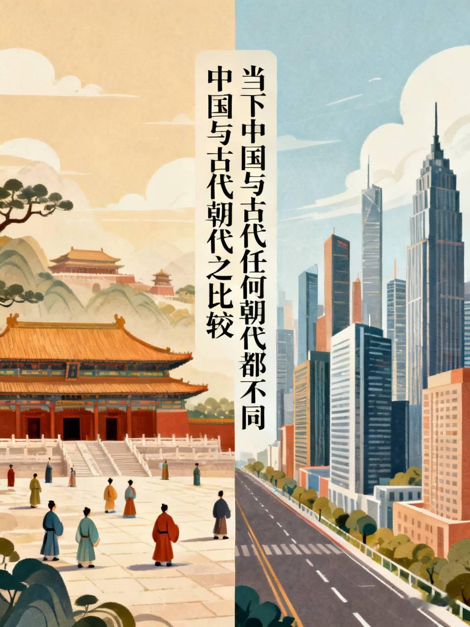 当今中国与古代哪个朝代更为相似？
用古代王朝来为当下贴标签，本质上是外行的浅见。