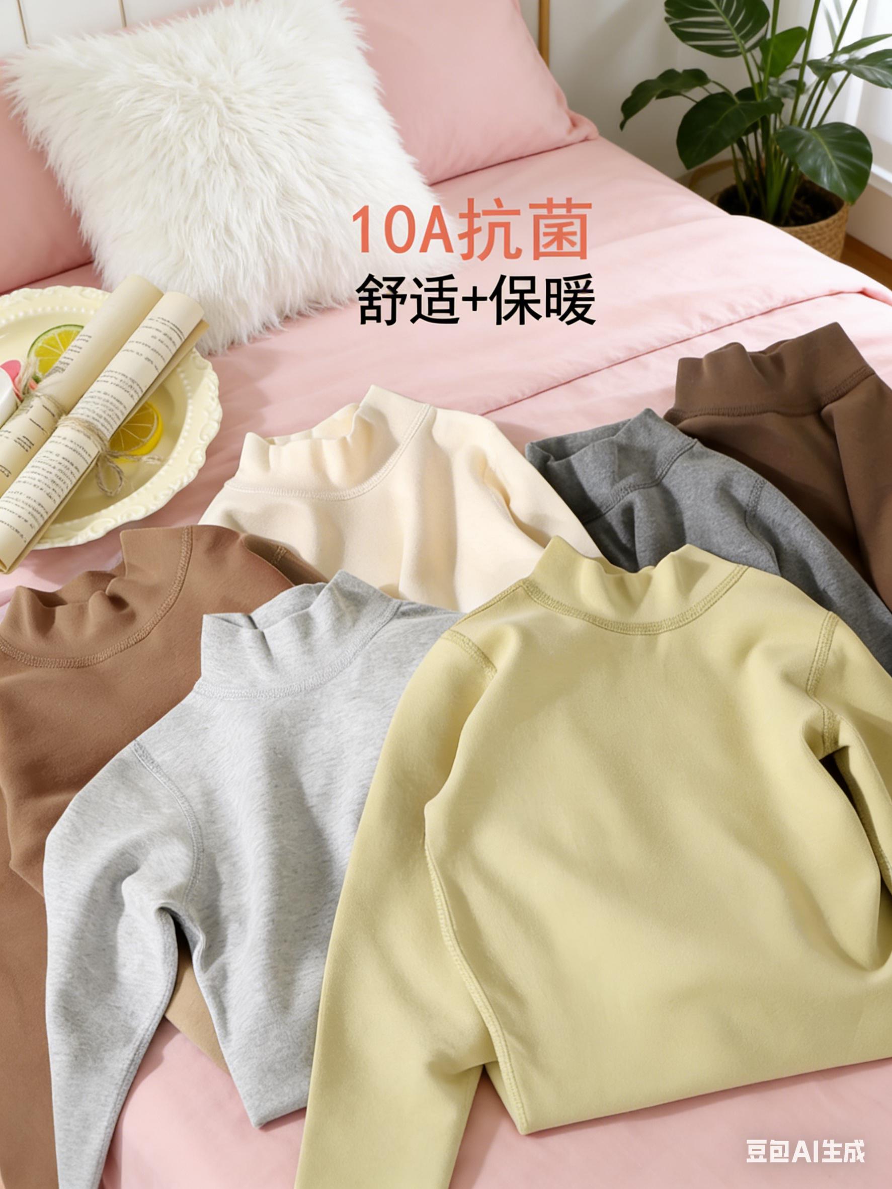 孩子的打底衫还是纯棉的好穿，面料柔软亲肤又透气，款式简约又百搭，男女宝...