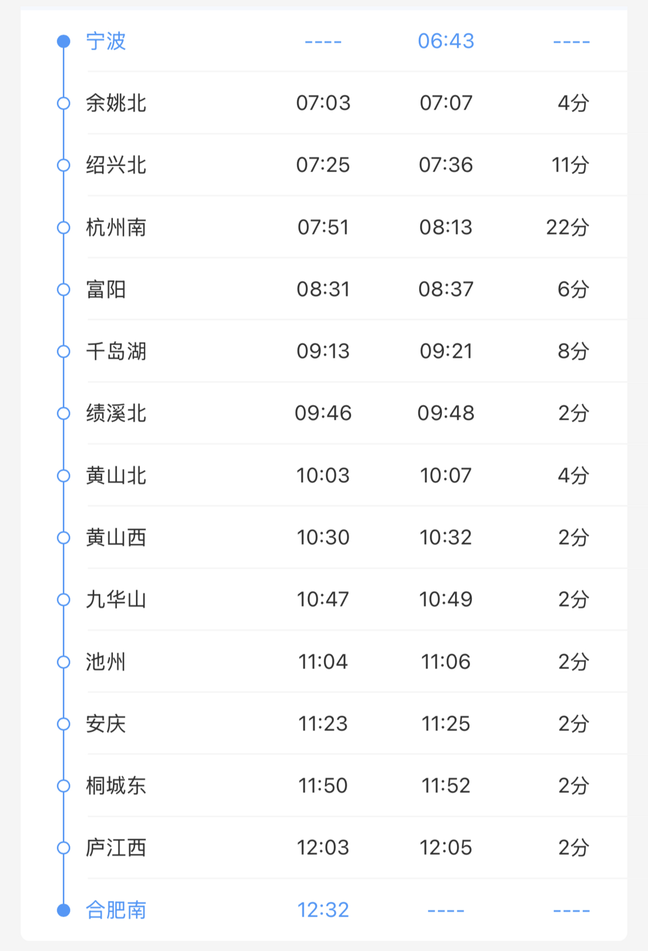本周末宁波至千岛湖黄山九华山高铁恢复开行 记者从铁路部门了解到，6月27日、28