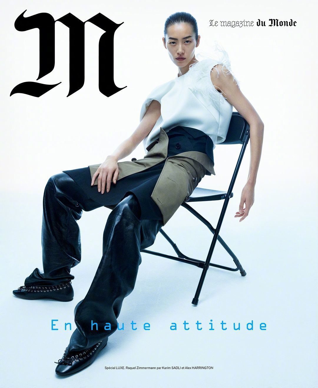 法国时尚杂志《M Le magazine du Monde》最新封面大片，超模、