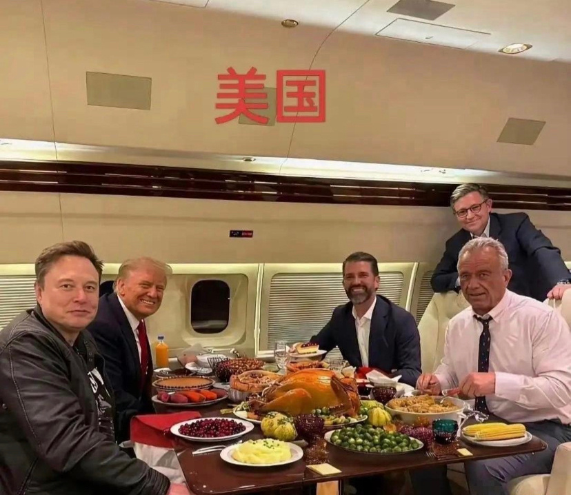 美国的一顿饭和中国的一顿饭 