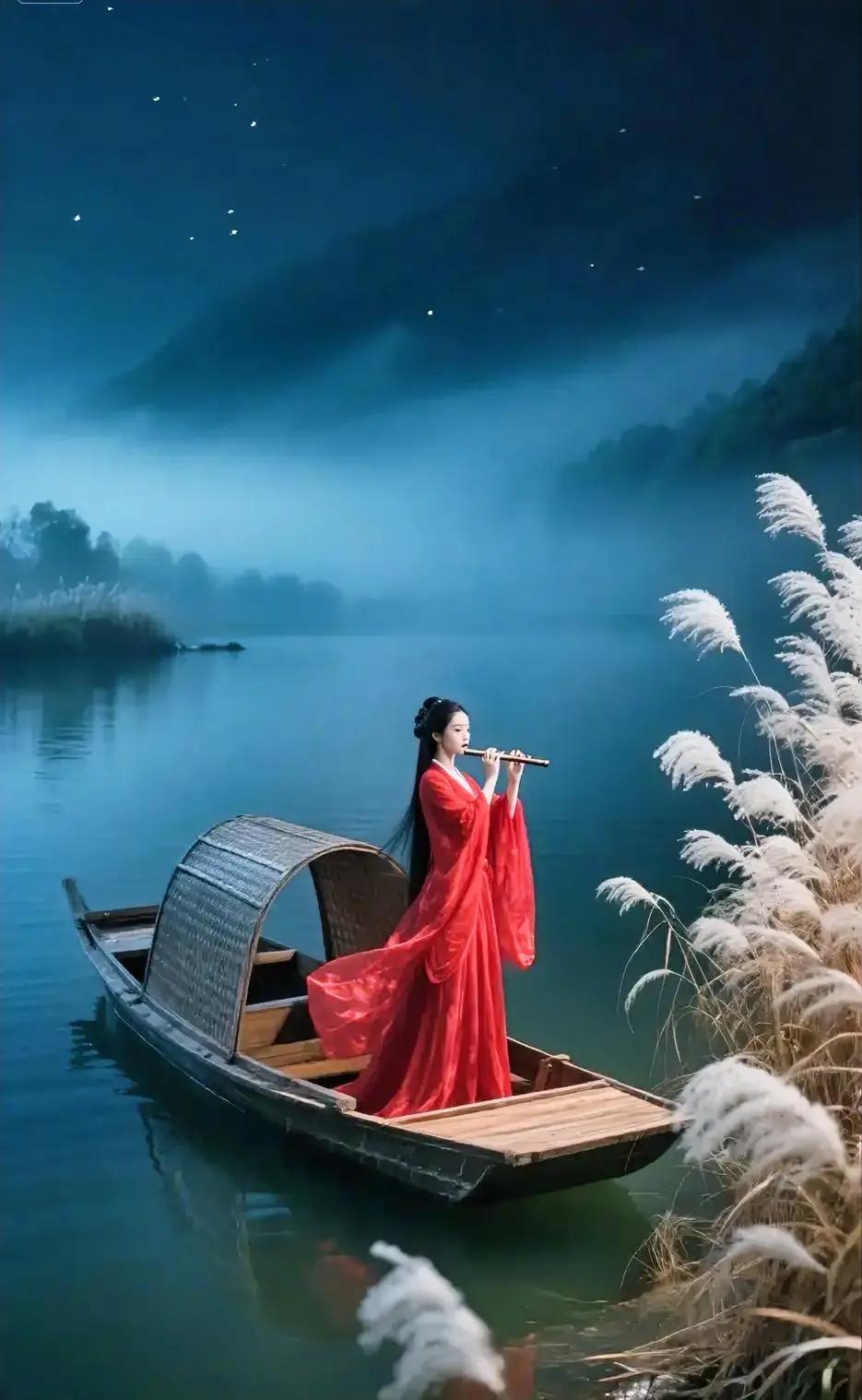 七绝*《烟柳渡》
烟锁长堤柳色柔，
渡头风曳送行舟。
长条难系离人棹，
执手凝噎