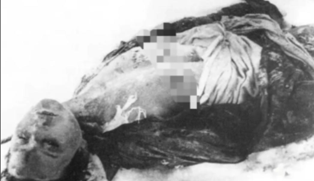 二战时期，苏联女英雄被德军判处绞刑，死后尸体被悬挂一个月。

这不是电影剧本里的