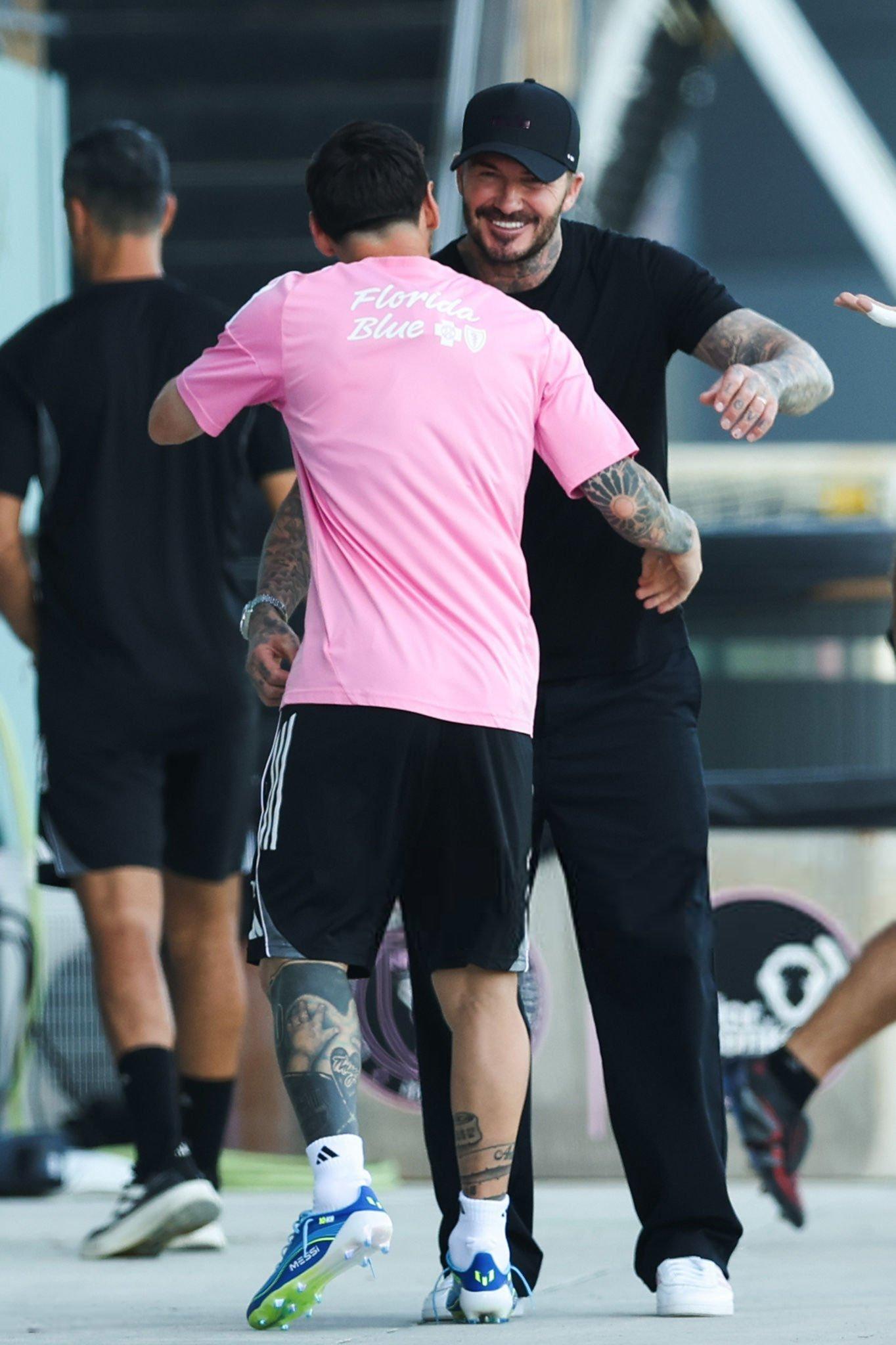 备战美职联决赛，最后一次合练的梅西梅西迈阿密国际vs温哥华白浪