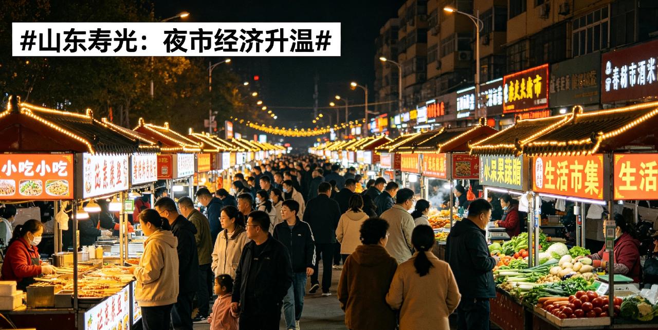 山东寿光：夜市经济升温