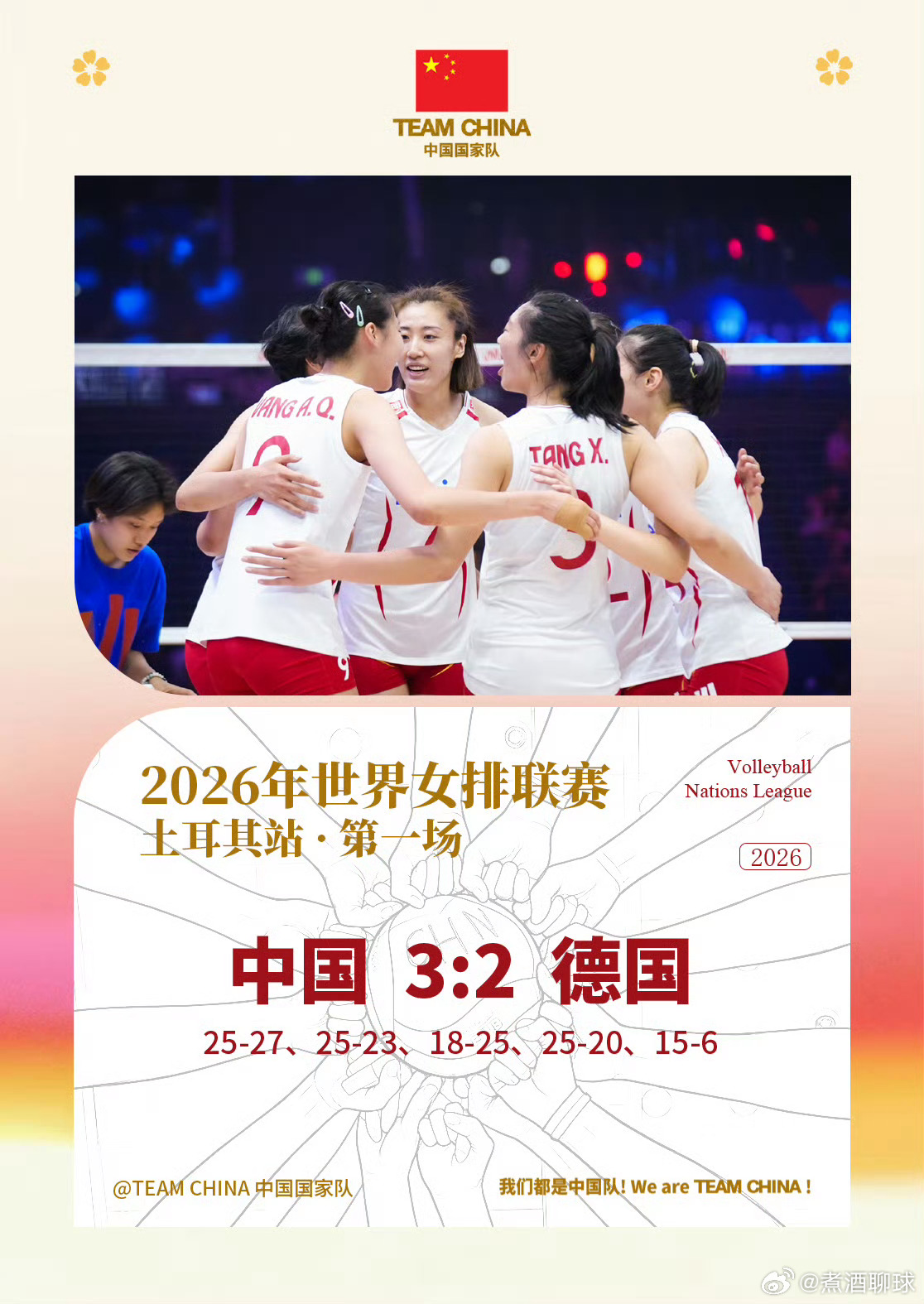 中国女排 集体梦游 上一个比赛单元，也是这样第一场就输给了捷克，好在赢下了德国，