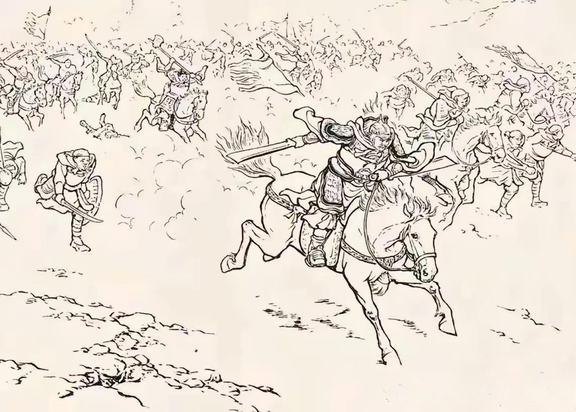 “有本事别跑！”话说使大斧头的被人围住一顿狂揍，眼看就支撑不住的时候...