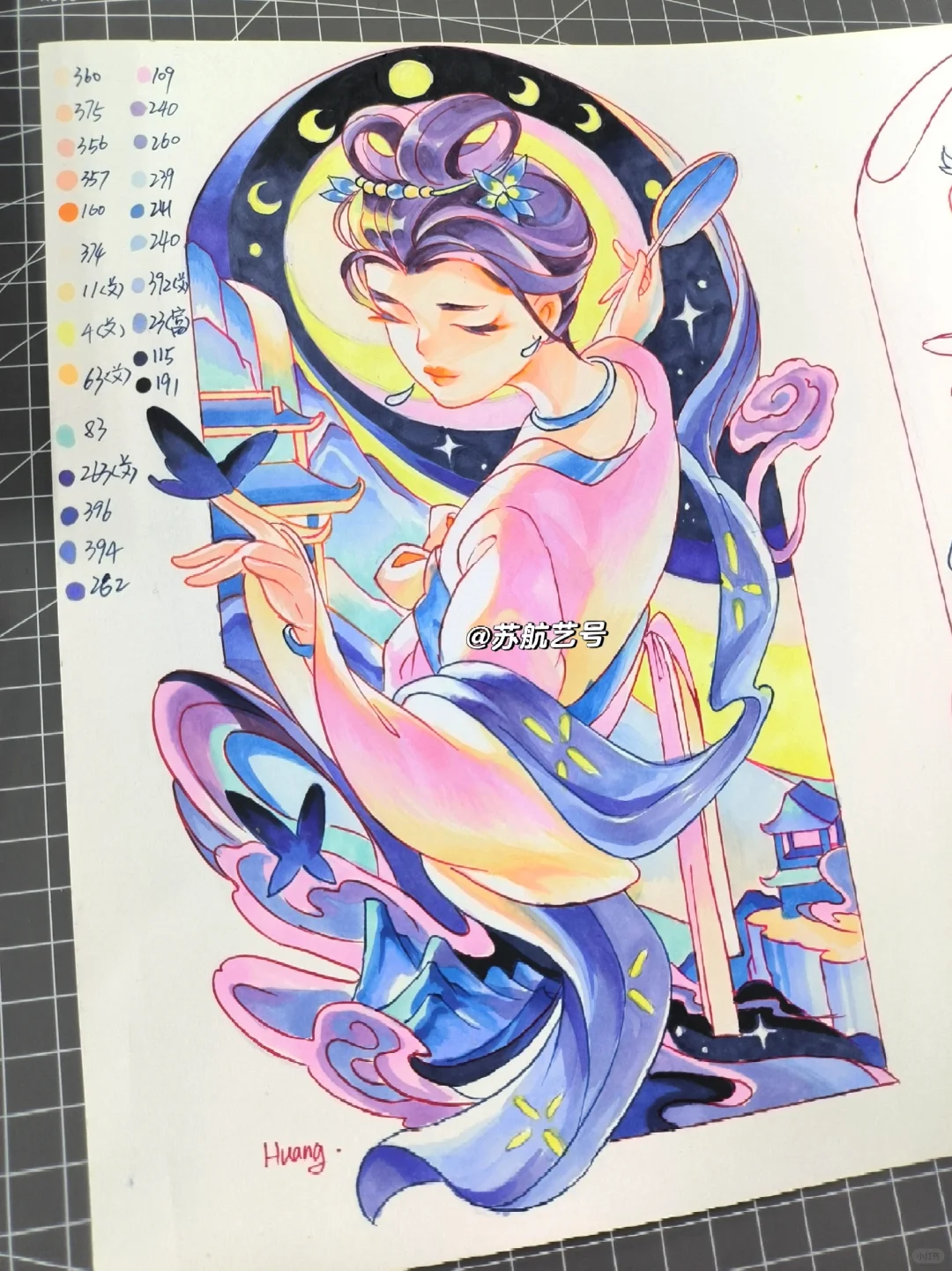 视觉传达设计考研手绘—人物元素场景表现