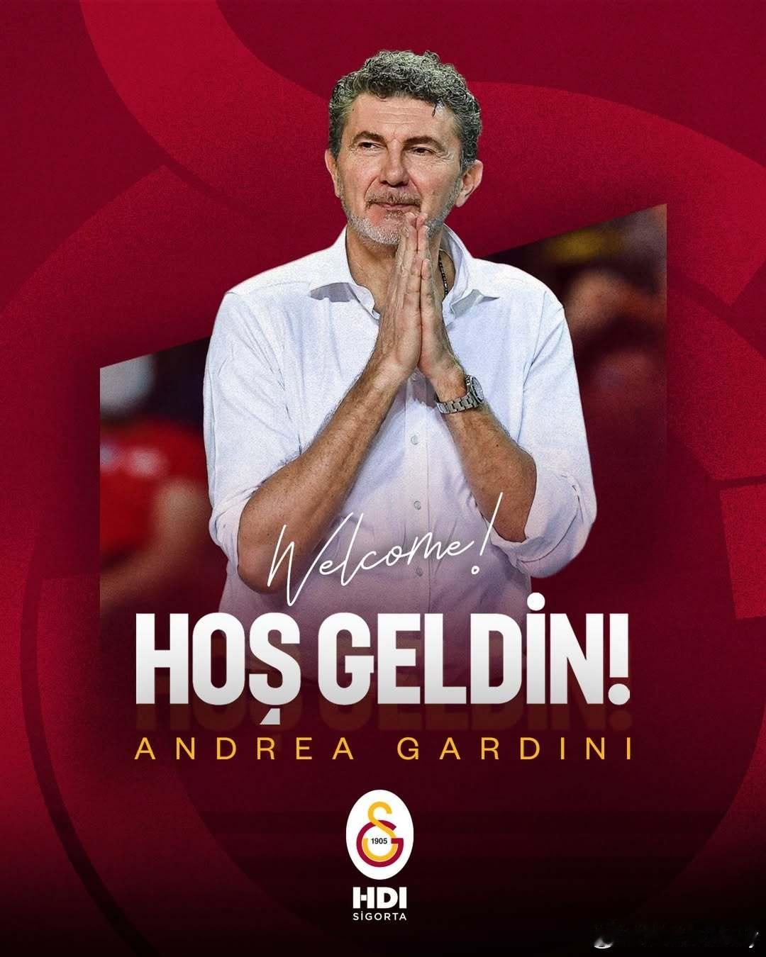 土超加拉塔萨雷男排官宣意大利人加尔迪尼担任球队主帅。俱乐部和加尔迪尼签署了一份为