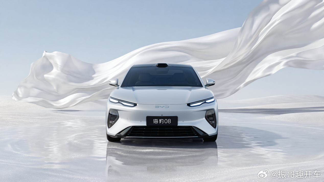 年度必蹲神车，海洋网旗舰-海豹08，详细资料来了：1.海豹08基于海洋美学2.0