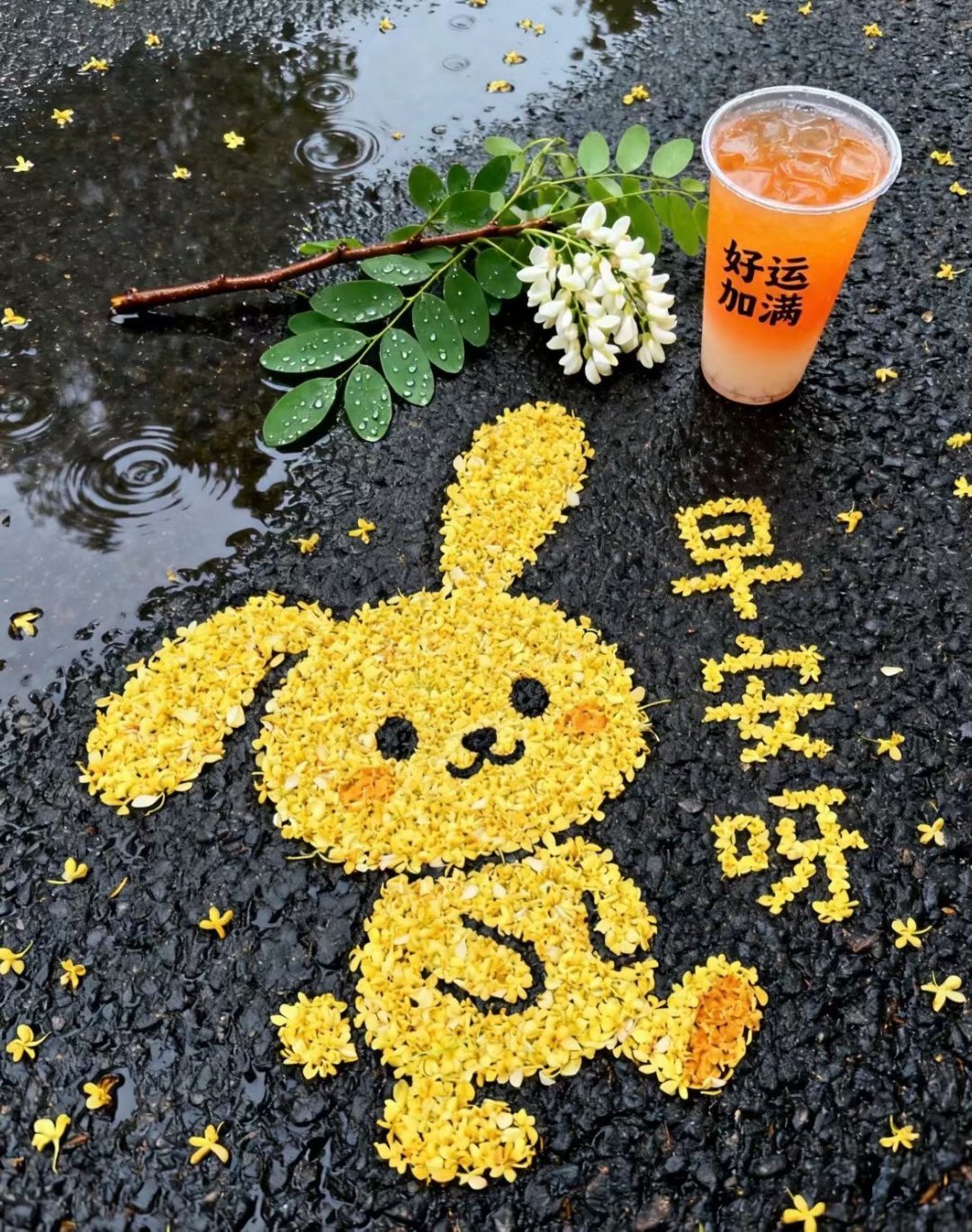 秋是第二个春此时，每一片叶子都是一朵鲜花💐早安🌞 ​​​