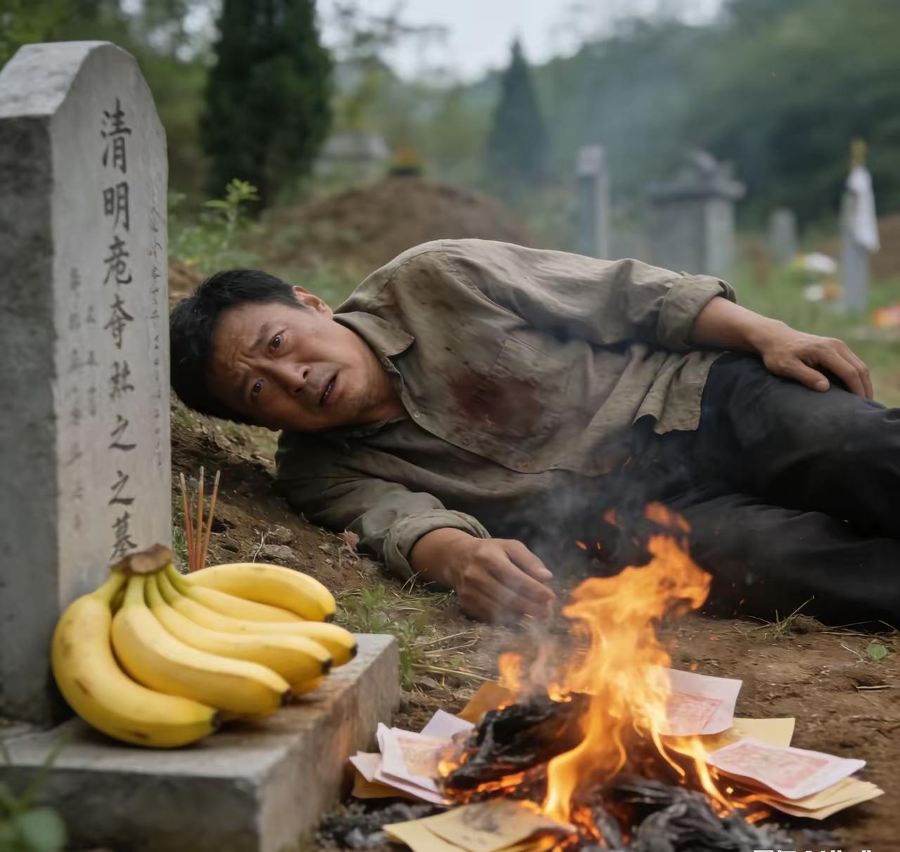 清明节那天早上，怪事就这么奇葩地发生了。河南张庙村的张虎一大早就去给爹上坟，还有