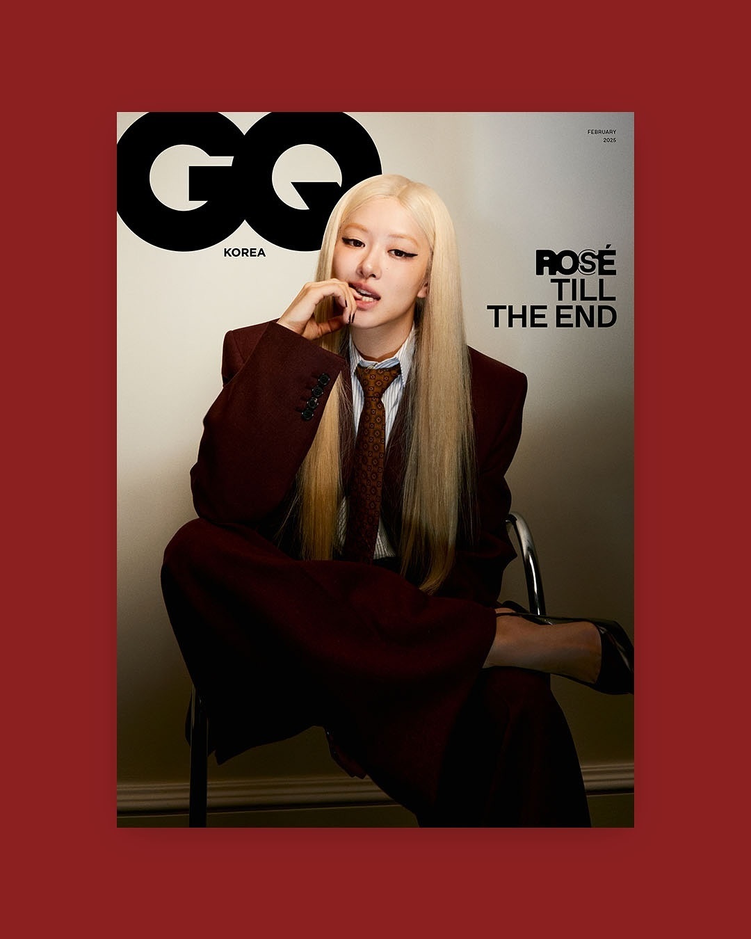 GQ Korea  February  2025 时髦的 YSL 女郎来咯 ！韩