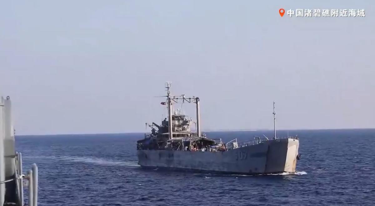 菲方主动升级对峙行动，军舰危险接近中方，中方处置专业克制

南部战区新闻发言人翟