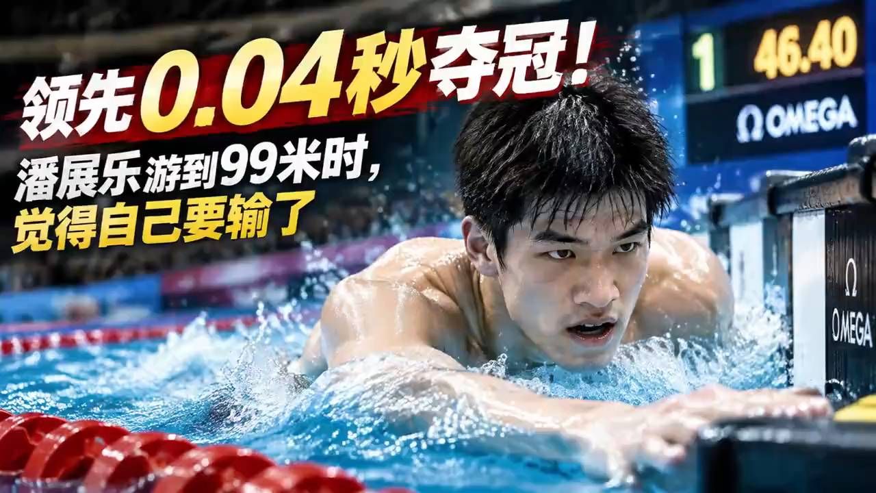 游到99米以为输，潘展乐0.04秒封神