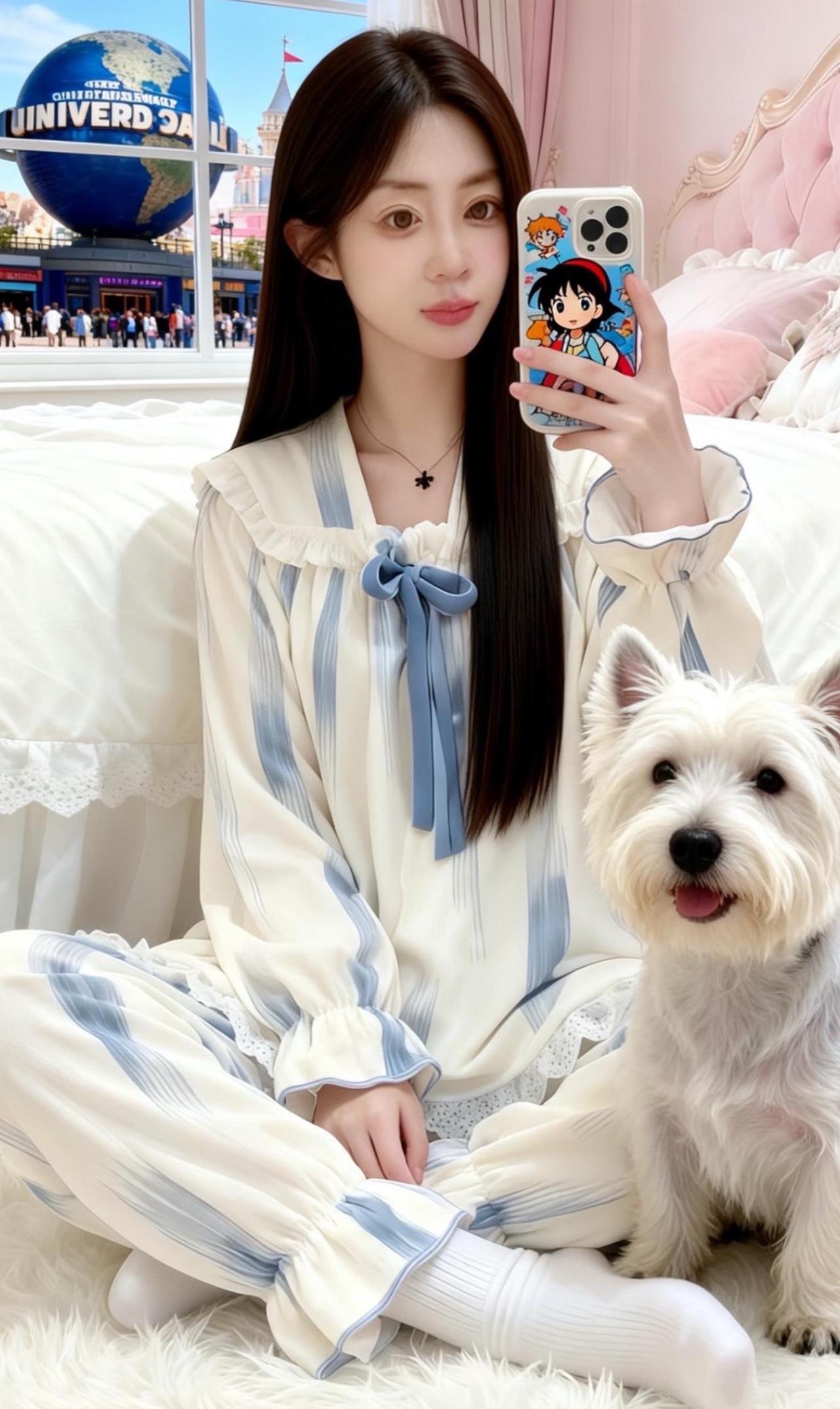 宅家睡衣秀 女装 穿搭 今天穿什么 今天穿这样