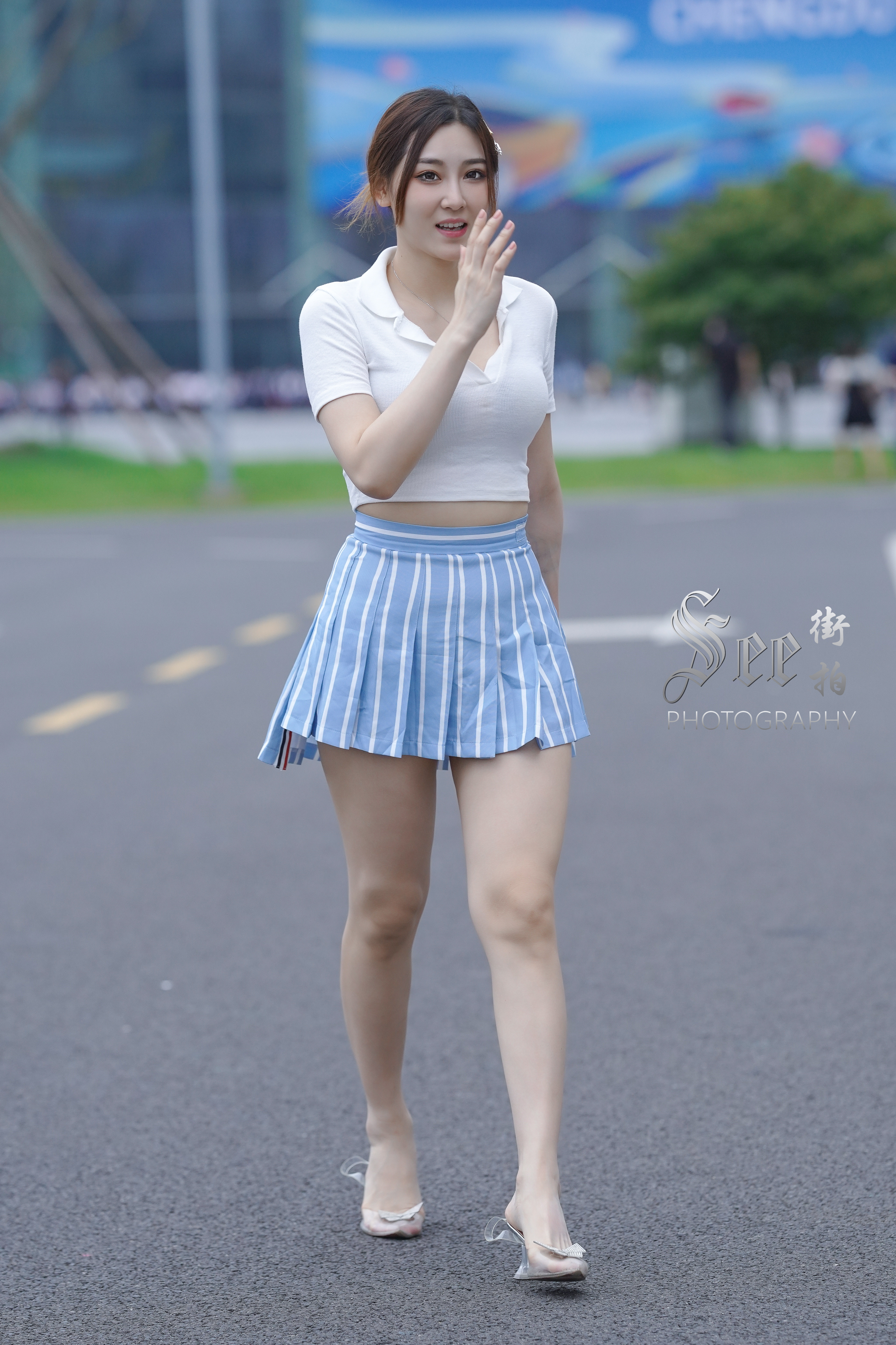 百褶裙清爽靓丽美~~ ​​​