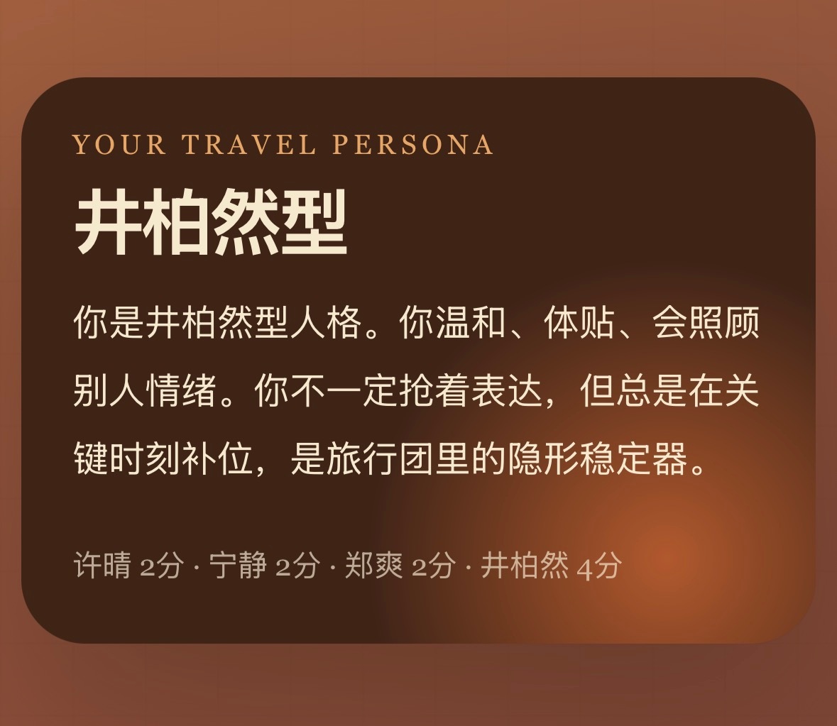 你们的花少二人格是啥？ ​​​