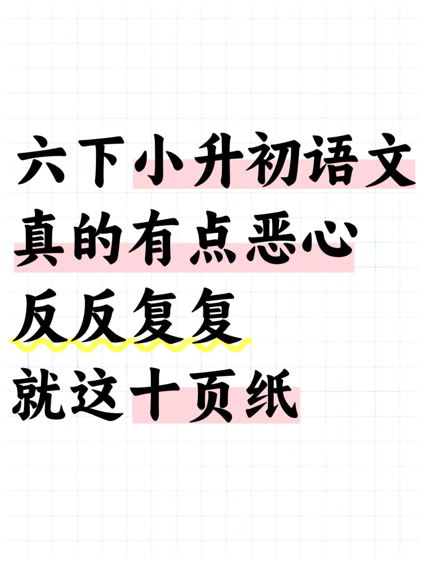 小升初语文无非这几页。小升初语文复习知识点，老师给大家整理出来了。家长...