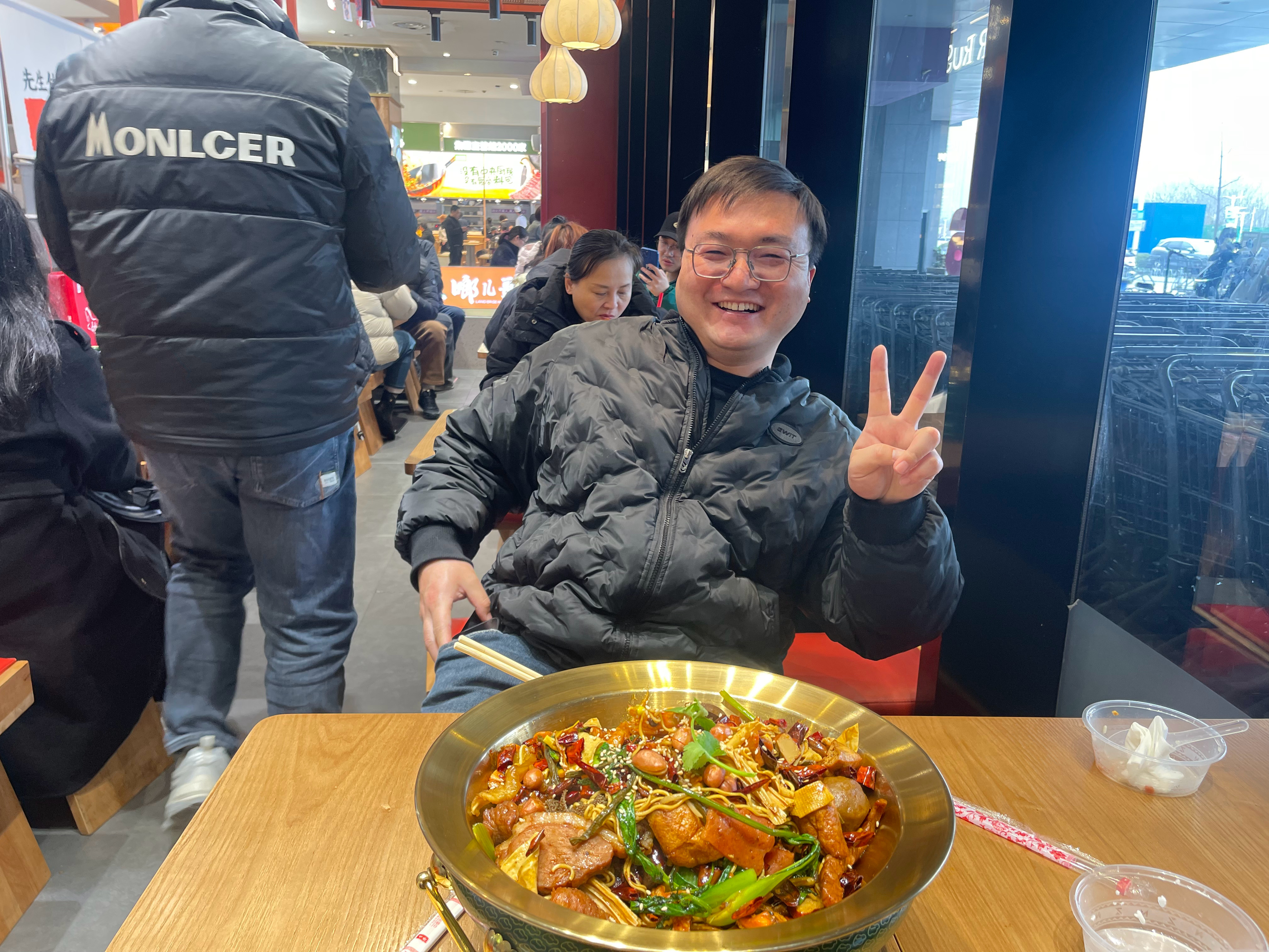 今天老刘请吃麻辣香锅，味道好极了！ 武汉·永旺梦乐城(武汉经开店)