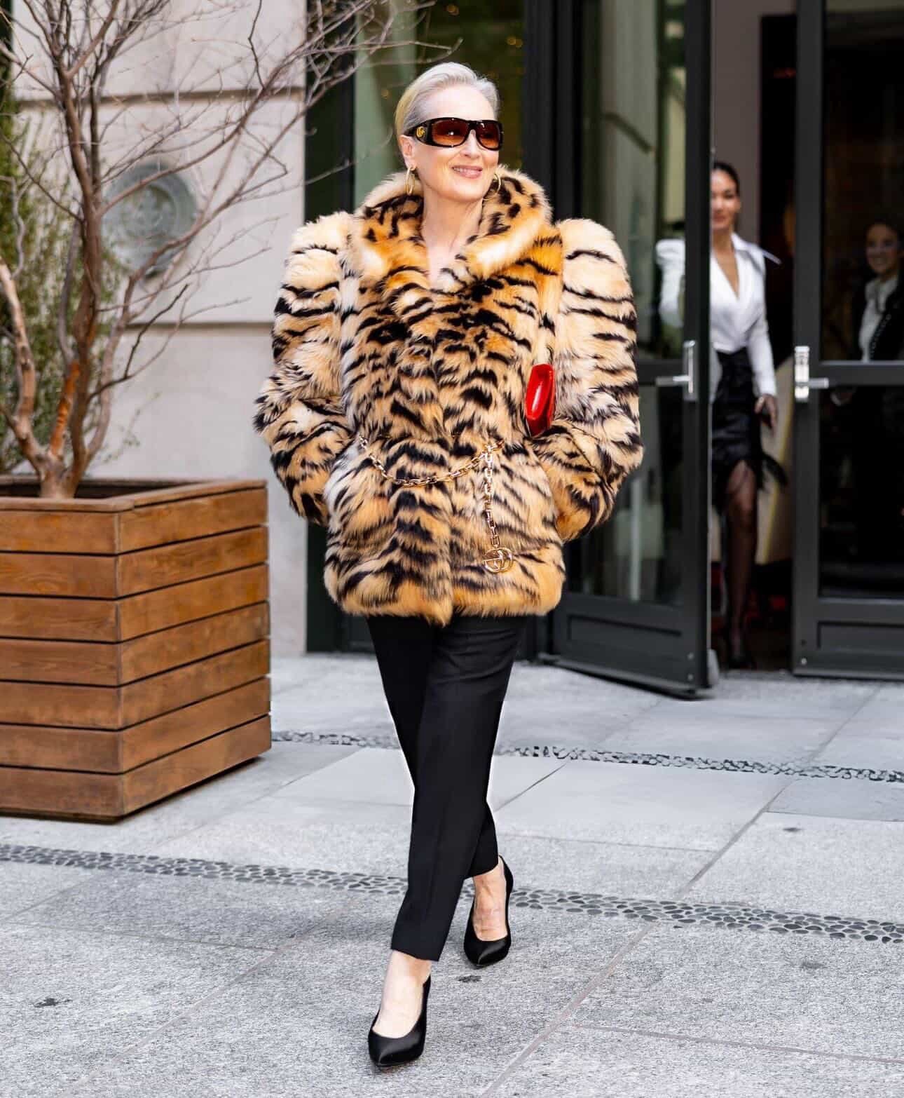 梅丽尔斯特里普 20260420穿普拉达的女王2  纽约首映礼抵达🌿…！！ 