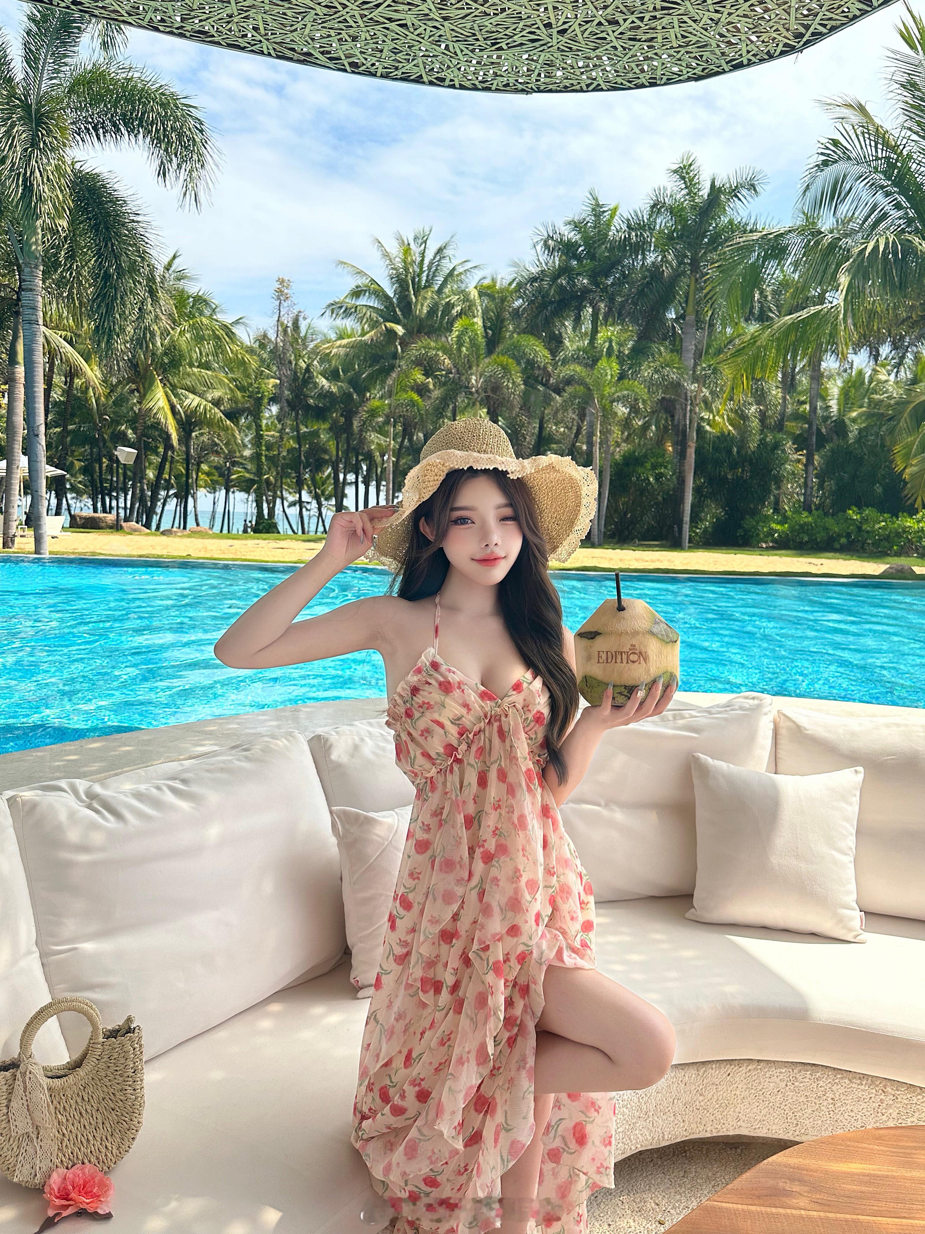 三亚艾迪逊☀️🌴🥥来过夏天啦～#美丽觉醒计划##不被定义的美丽#  ​​​