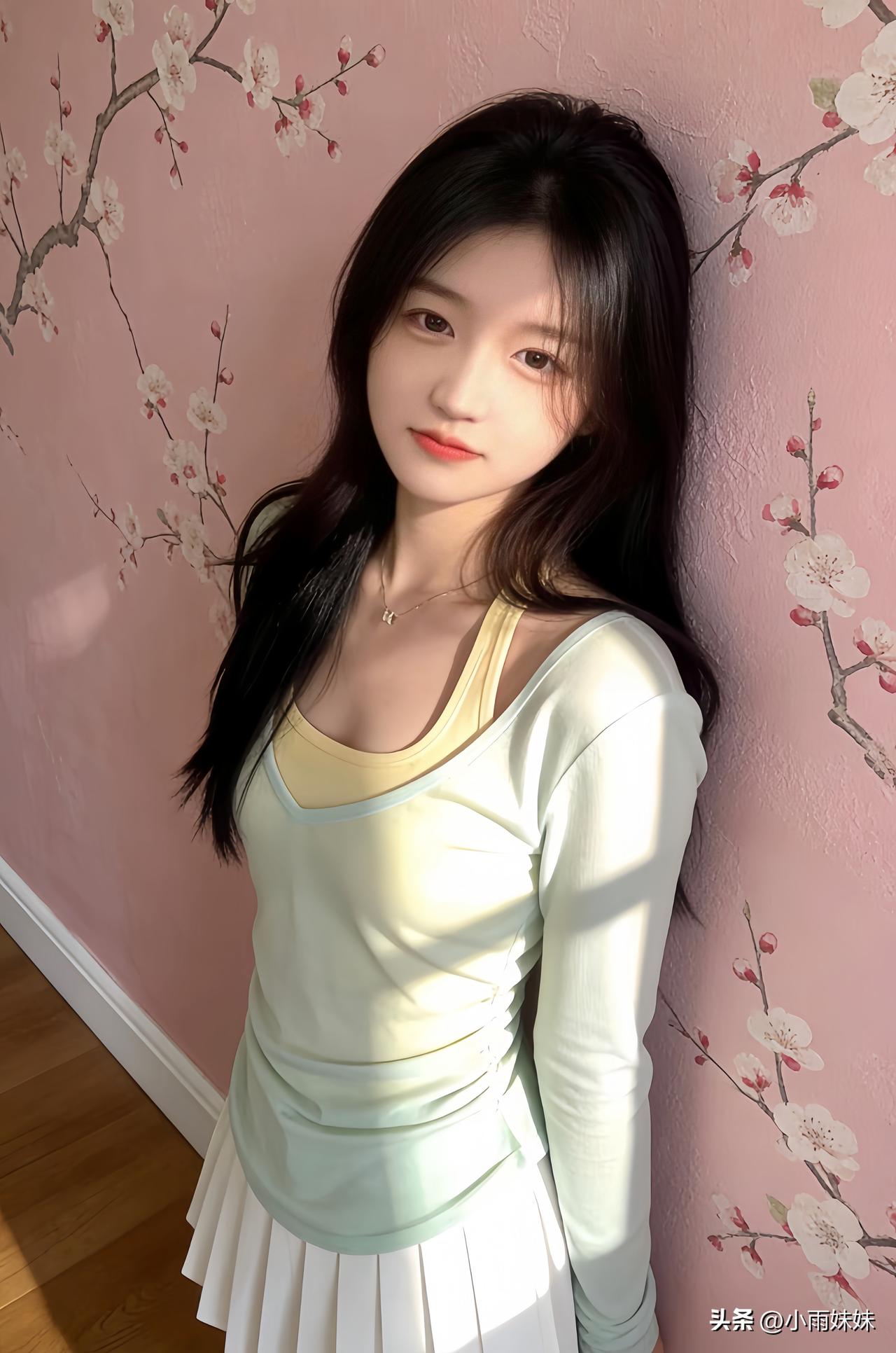 自拍警告：本仙女今日颜值超标，请勿直视，否则后果自负甜美自拍图 甜美女自拍 精致