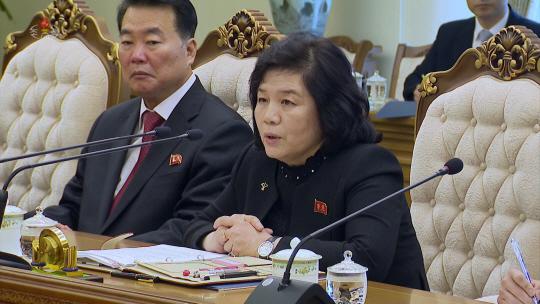 #韩国社会#【朝鲜整理对韩关系相关部门】

朝鲜外务相崔善姬根据金正恩国防委员长