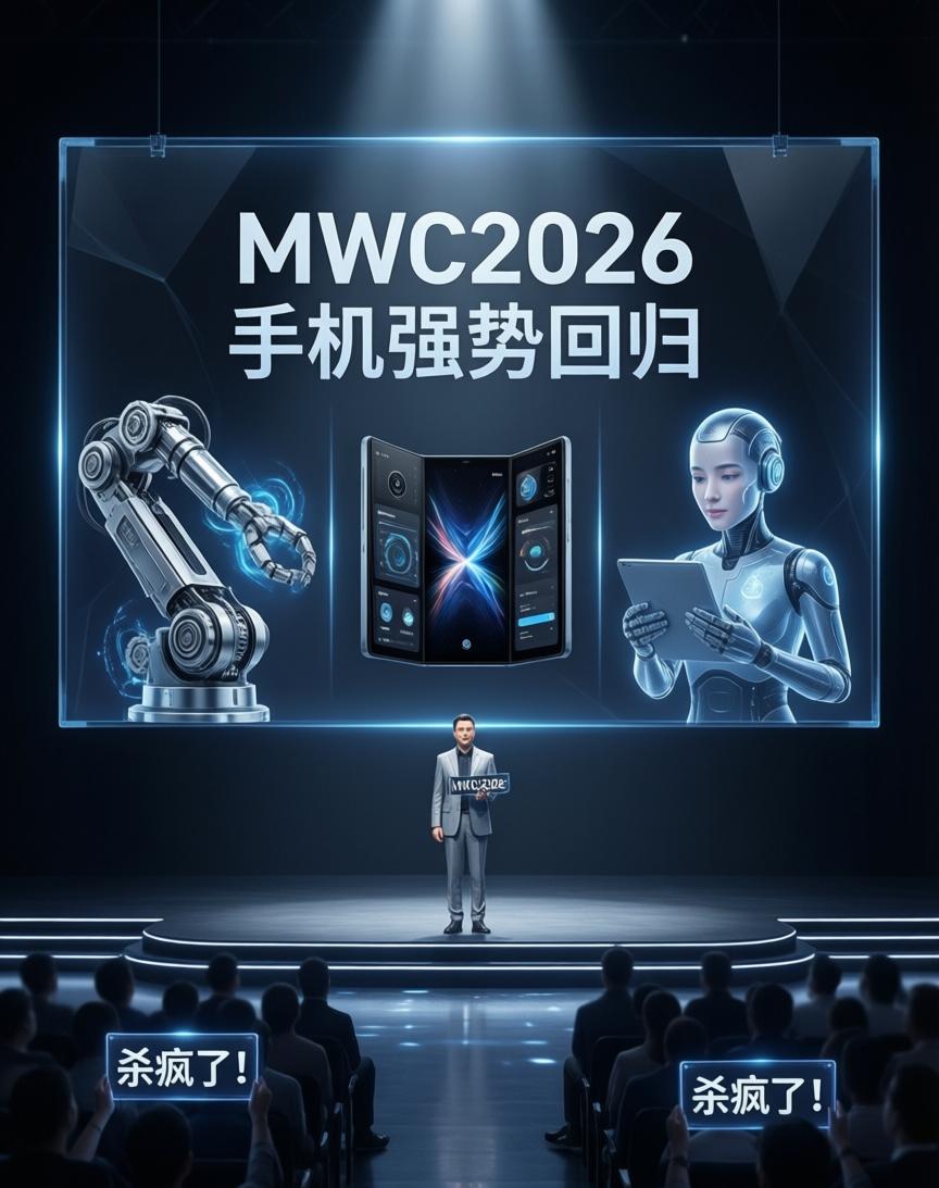 今年巴塞罗那那场MWC，看下来就一个感觉：手机，又回来了。

埃菲社3月2号发的