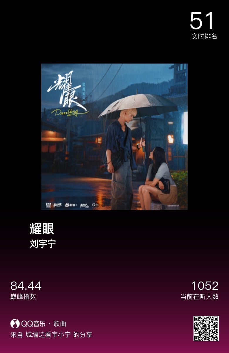 分享音乐卡片  刘宇宁摩登兄弟