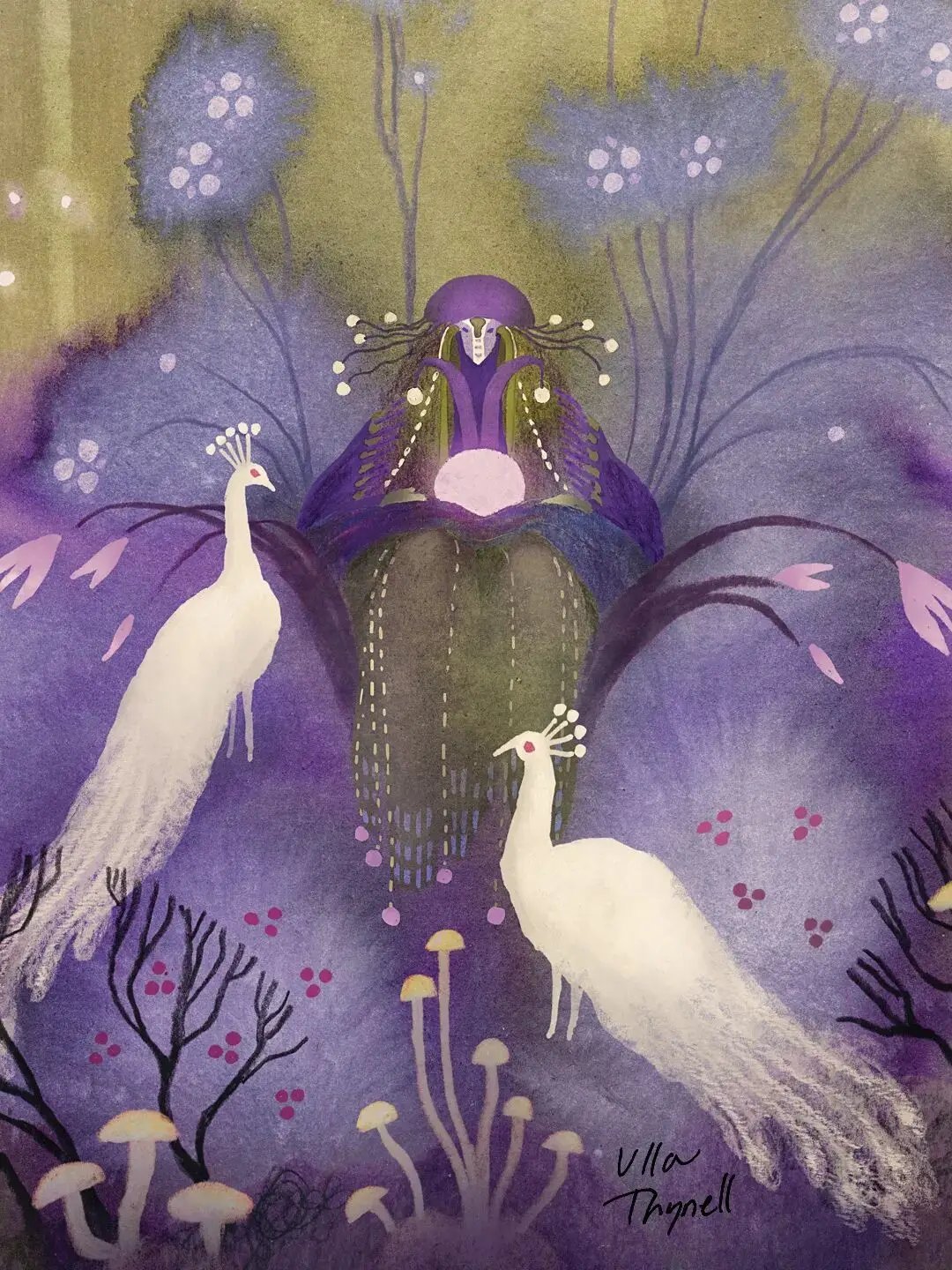 芬兰的插画家乌拉·蒂内绘画作品欣赏遇见艺术绘画遇见美好