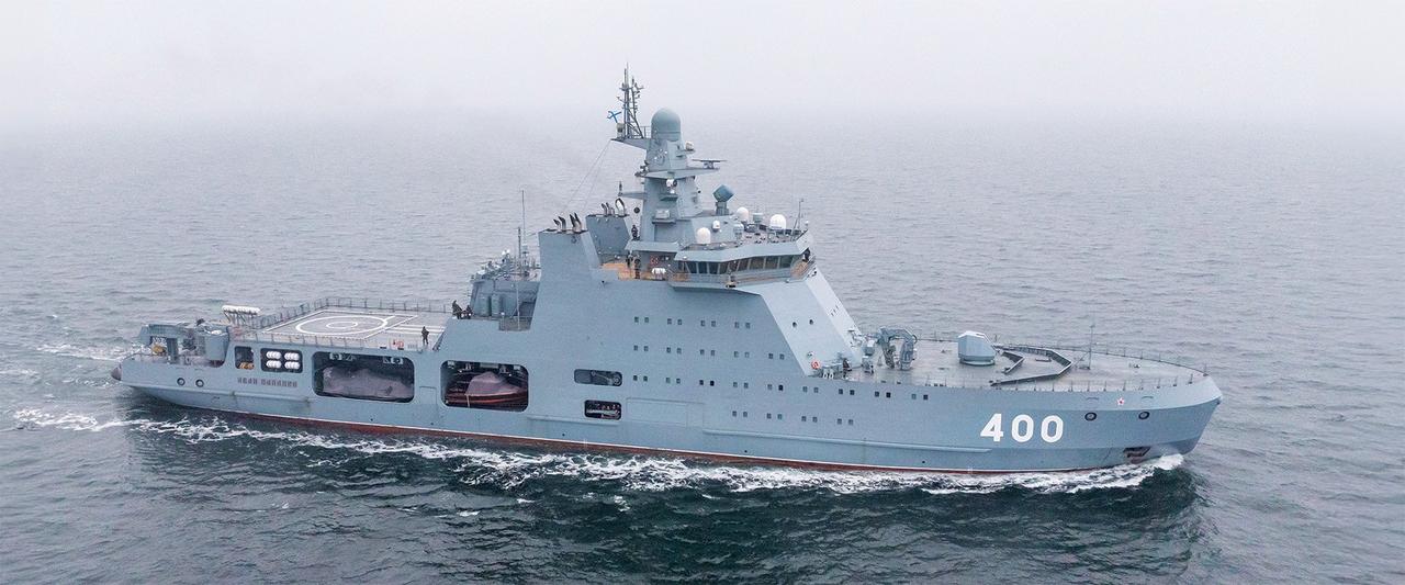 俄联邦边防局8500吨级冰区多功能巡逻舰被乌克兰无人机/艇击沉