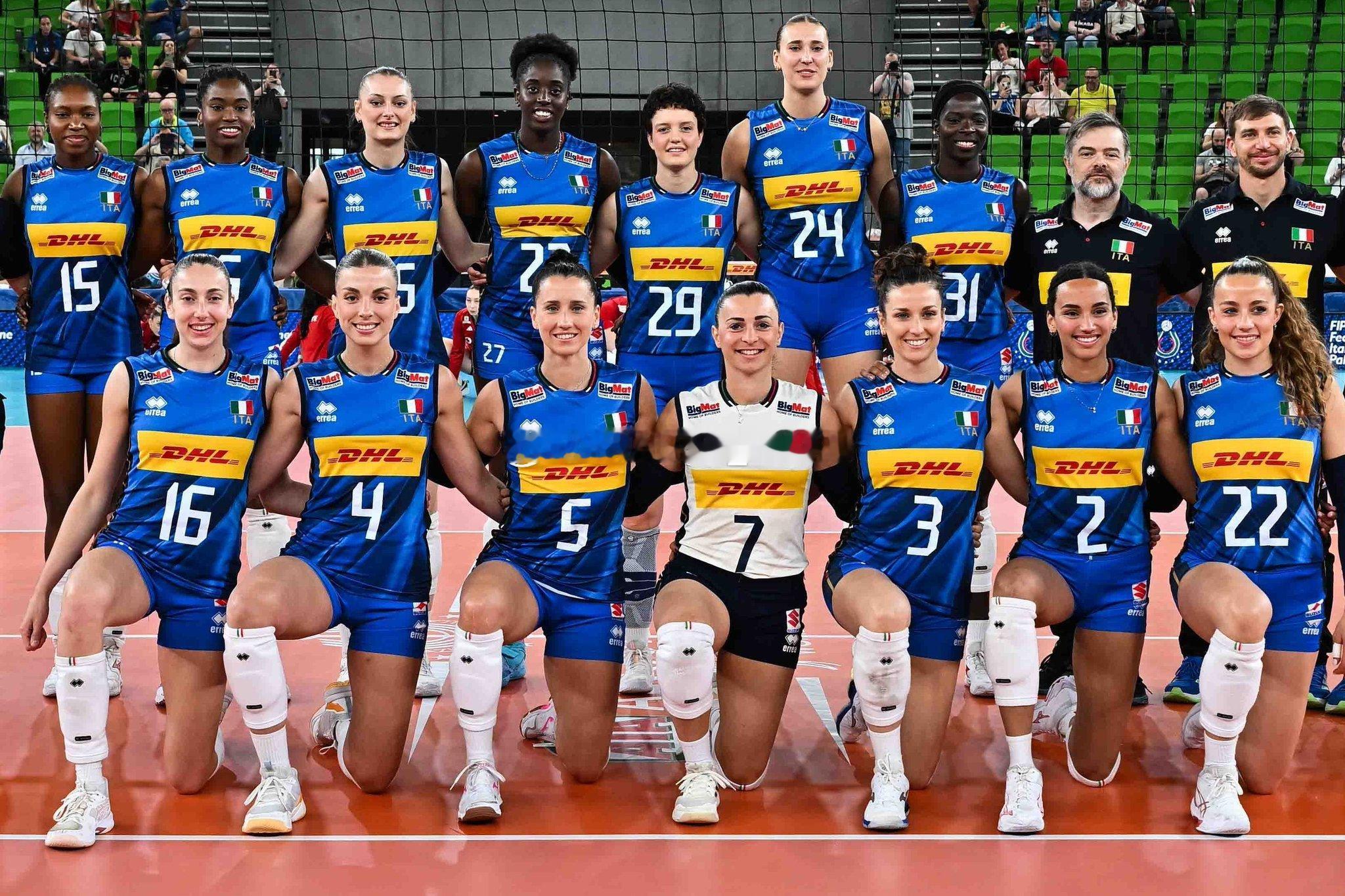 ⚡️ 意大利在 VNL 前的热身赛中五战全胜✅ 3-2 胜 🇵🇱 波兰✅ 3