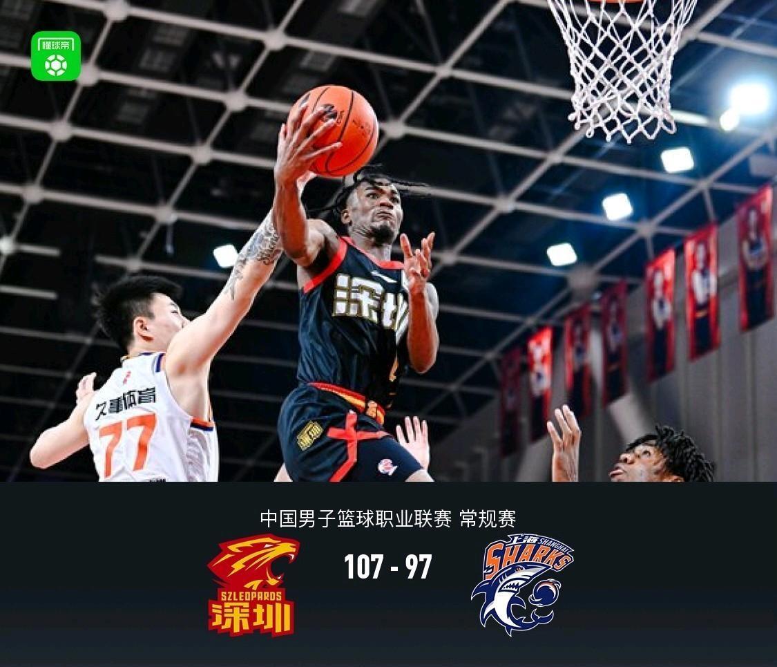 CBA🏀，深圳107-97终结上海9连胜，杨毅老师犀利点评比赛，句句在理！谁也