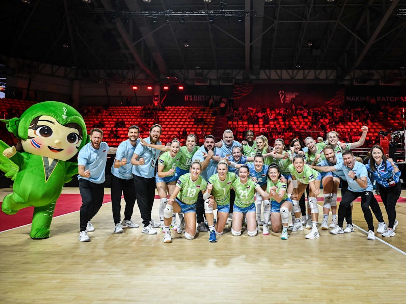 今年女排世锦赛小组赛最大的黑马当属：斯洛文尼亚女排🇸🇮2025女排世锦赛 她
