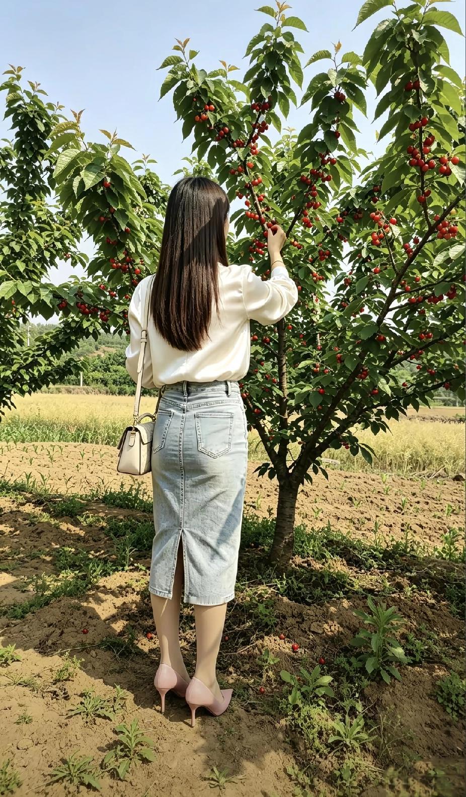 我最先开始工作的时候，就想着自己有份工作，后来我就想，工作之余种种地，减轻一下家