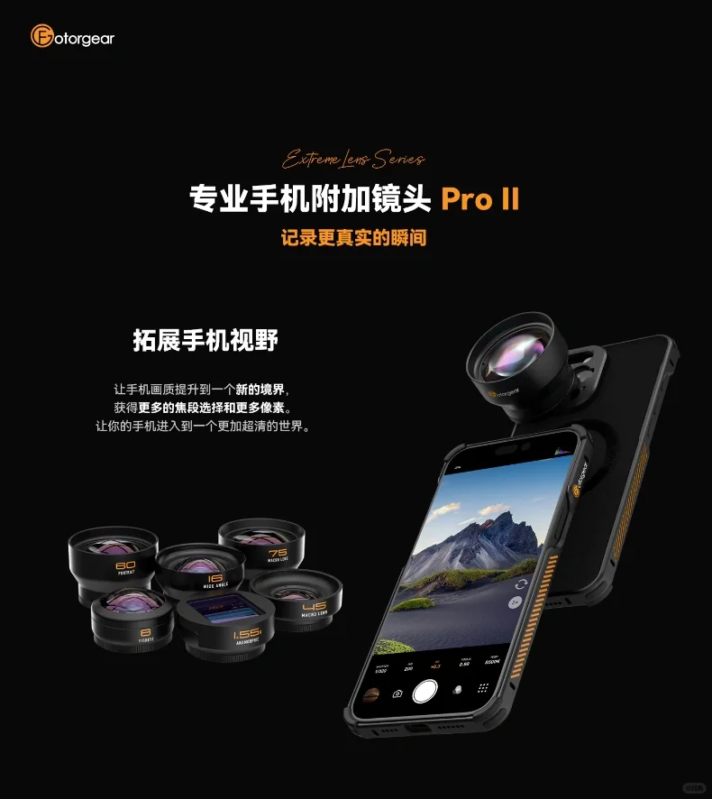 Pro II细节手机附加镜头开启预售