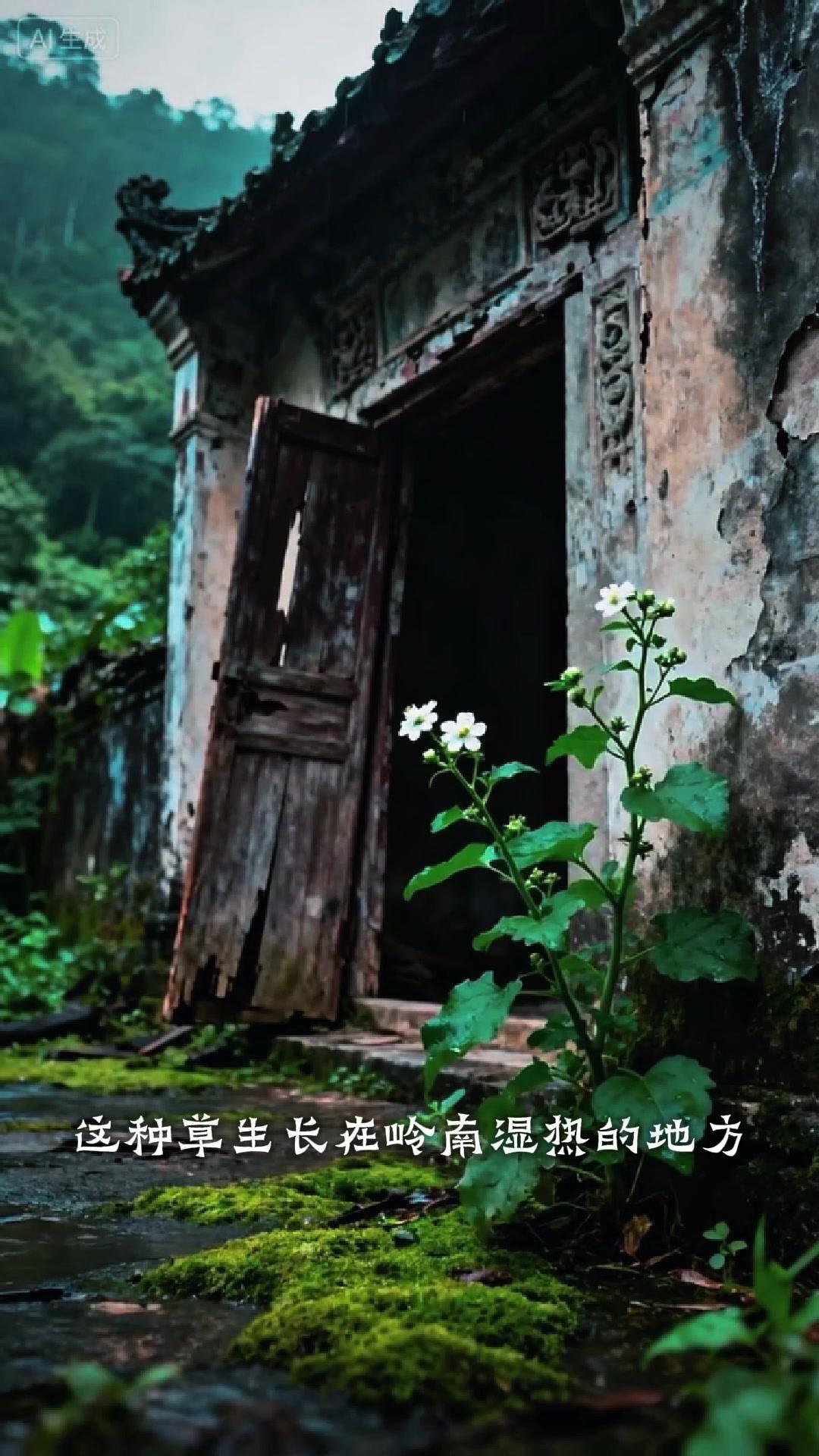 🌿岭南湿热之地藏着一种神奇的草，果实成熟时满枝殷红，远看像无数眼睛静静注视，这