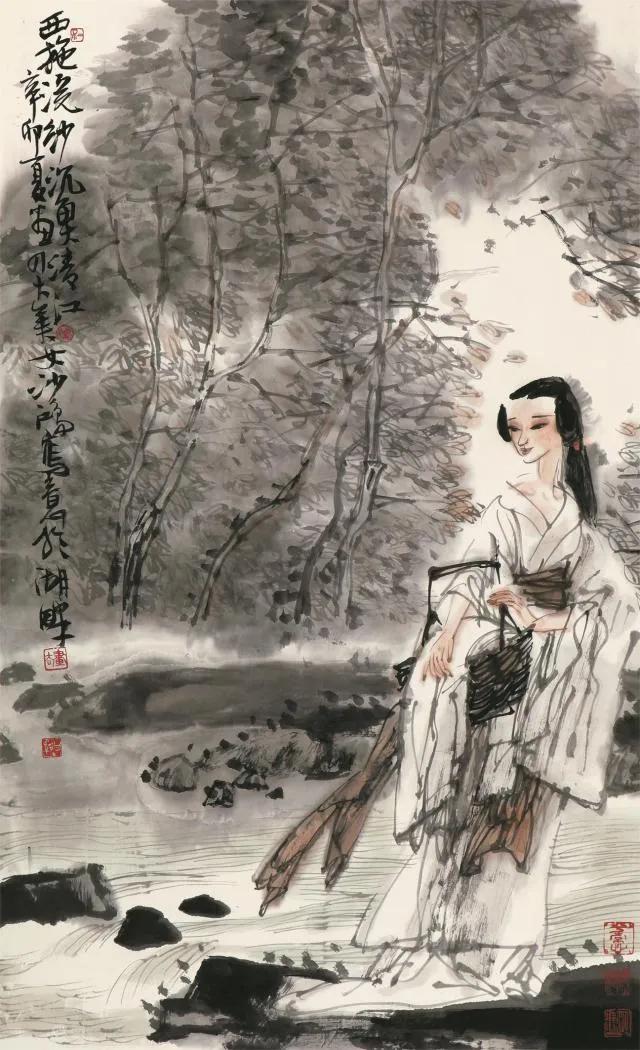 上联：西子虽弱犹担义
下联：[玫瑰]

网络图片诚谢侵删