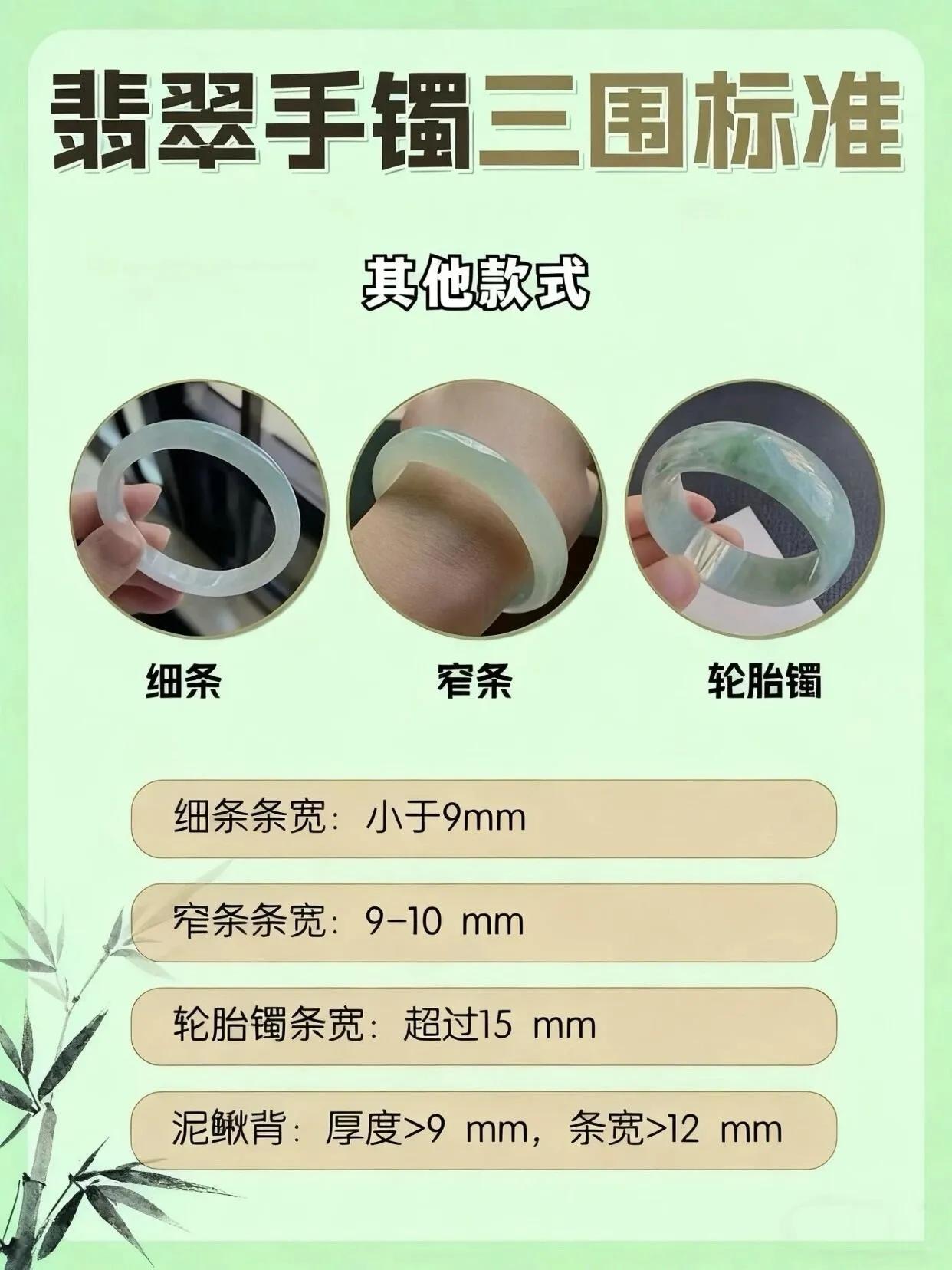 买镯必看！读懂手镯“三围”数据。不生欧气！不让你多花一分冤枉钱。

看好了种水色