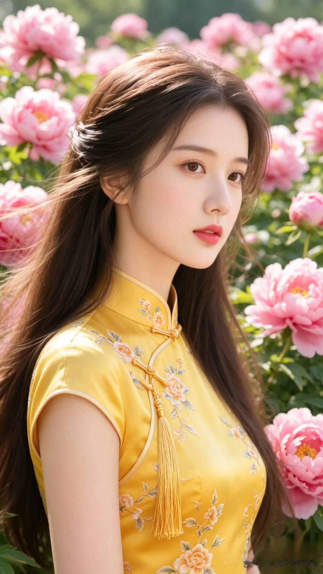 女生穿旗袍可以有多好看?优美动人，国风旗袍，展示女性魅力。