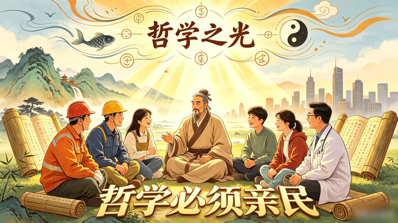 哲学必须亲民！
 
在人们的认识中，哲学是少数人特别是专家玩的，普通人不懂，懂了