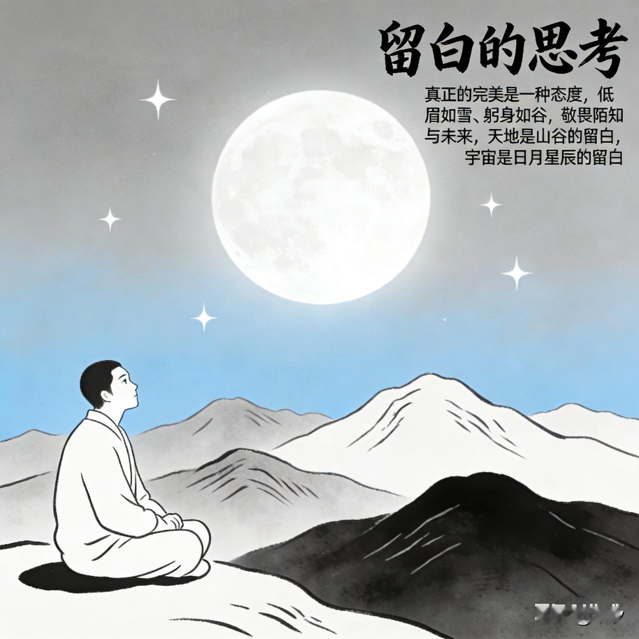 《留白》
             原创 | 東汐

完美本身即有残缺
若要追求