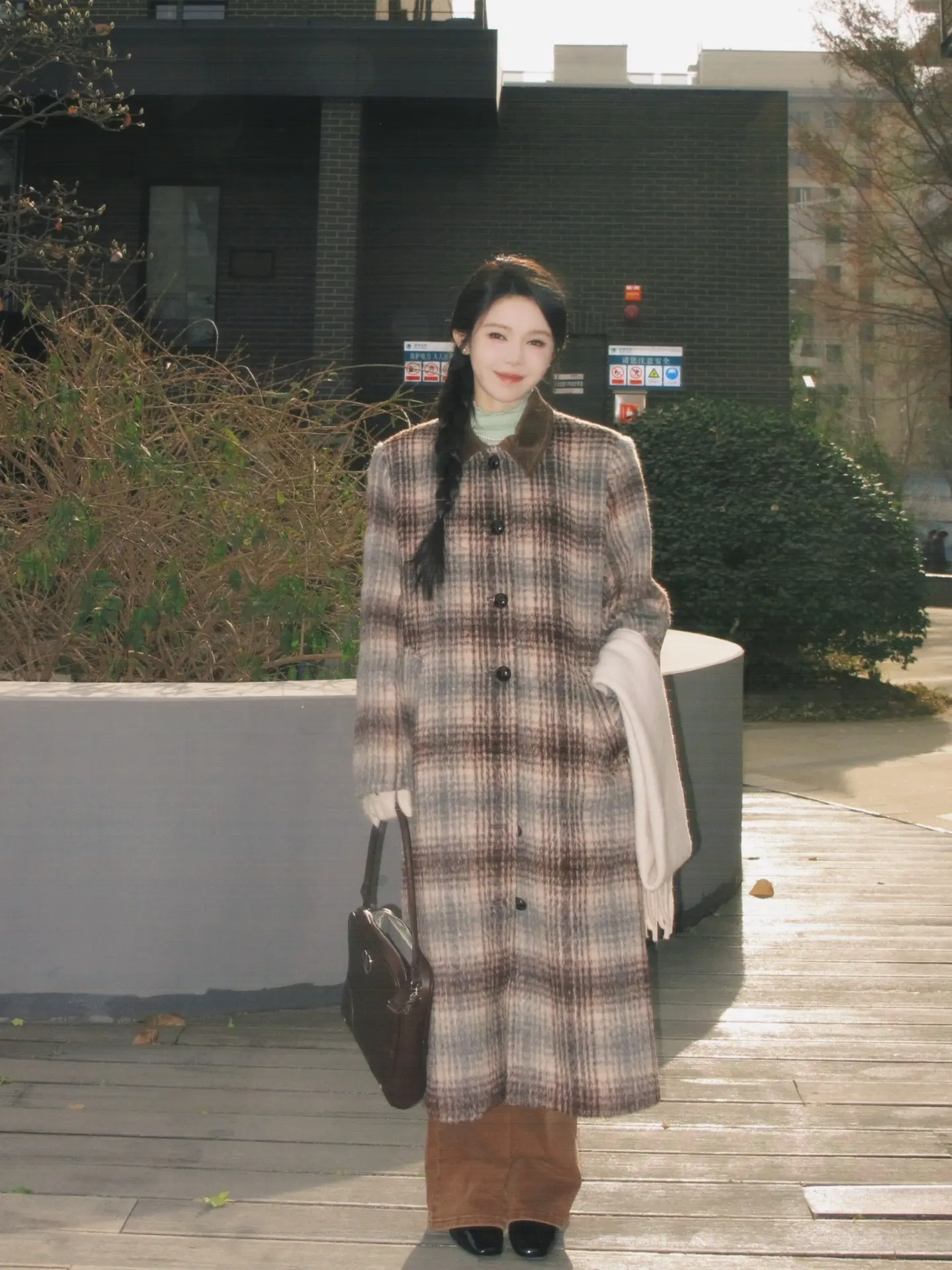 小个子女生穿搭 分享照片 我的冬日ootd 拿捏韩剧氛围感的大衣 小个子穿搭