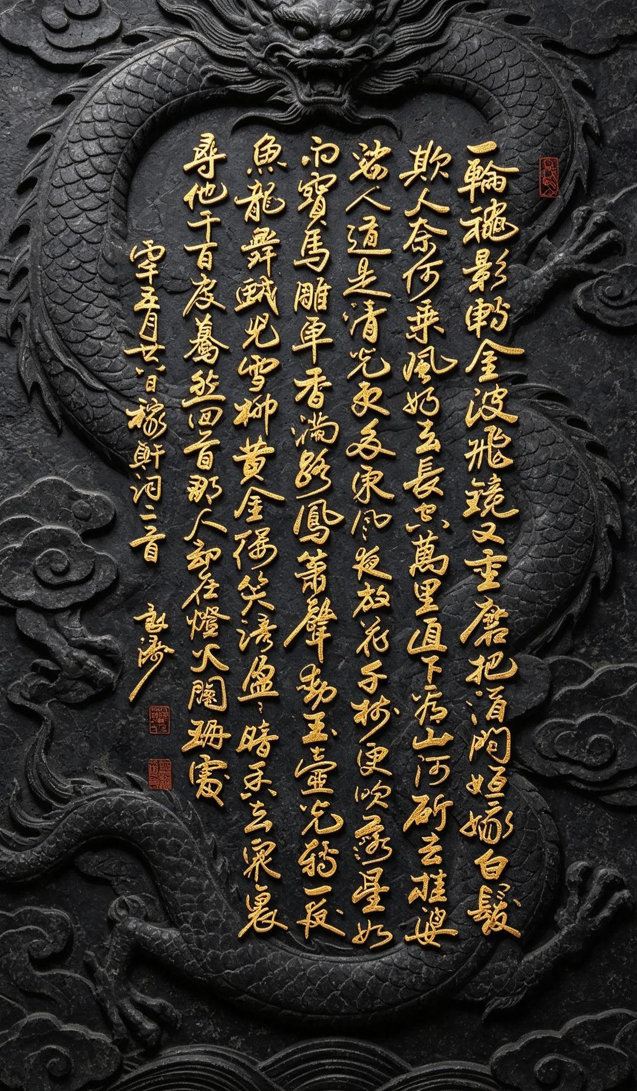 行书落纸，两首辛词，两种人生。
一首是“东风夜放花千树”的元夕繁华，却偏要在灯火
