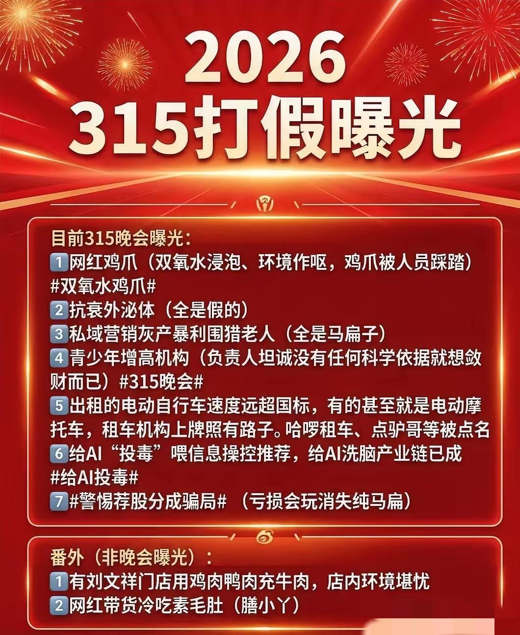 看完315晚会，我默默做了4个决定，越想越清醒！
 
以后吃东西只选新鲜食材，再