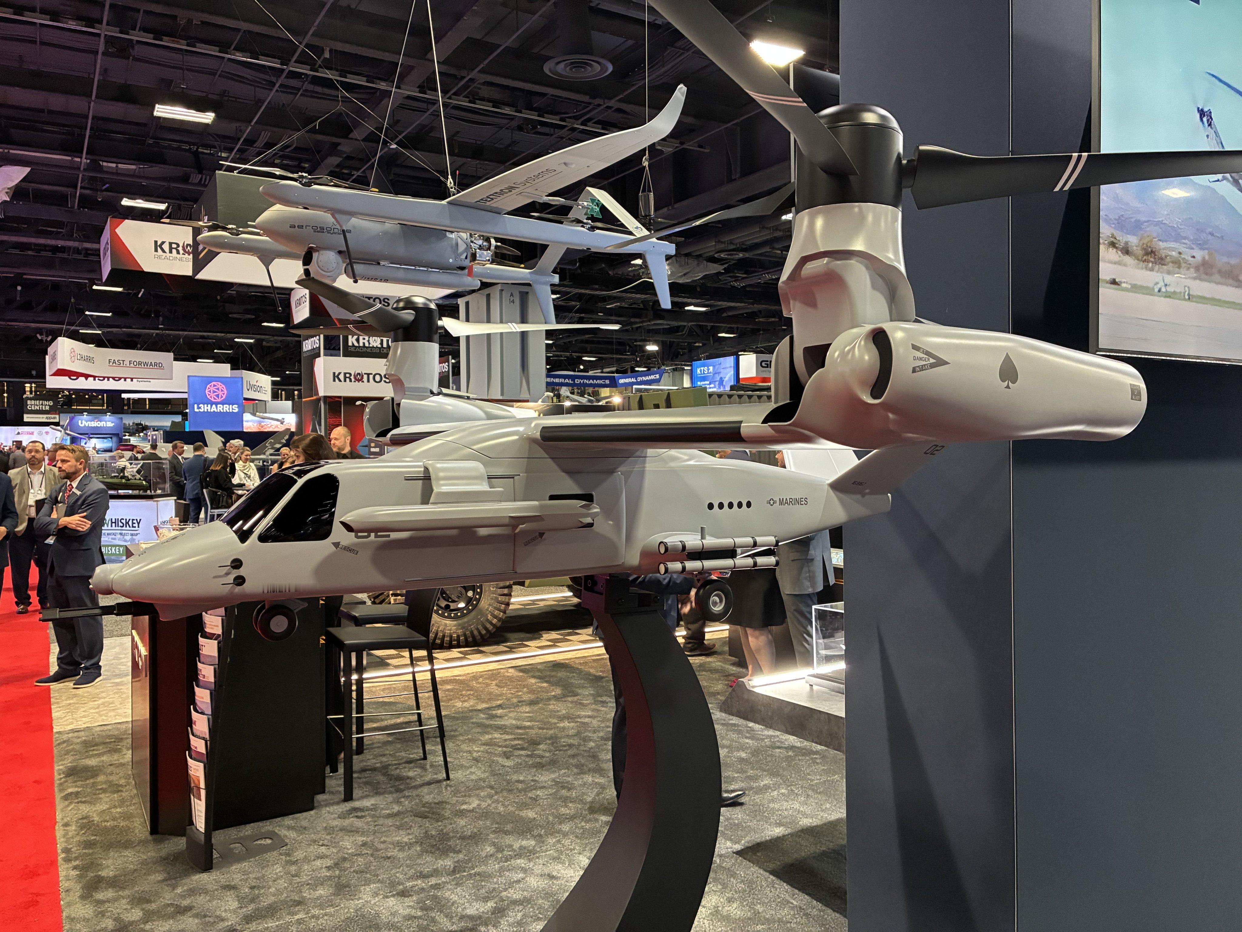 加装机炮，挂载空射巡航导弹和空地导弹的武装版MV-75 